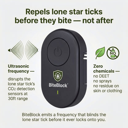 BiteBlock™ — Lone Star Tick Defense Device